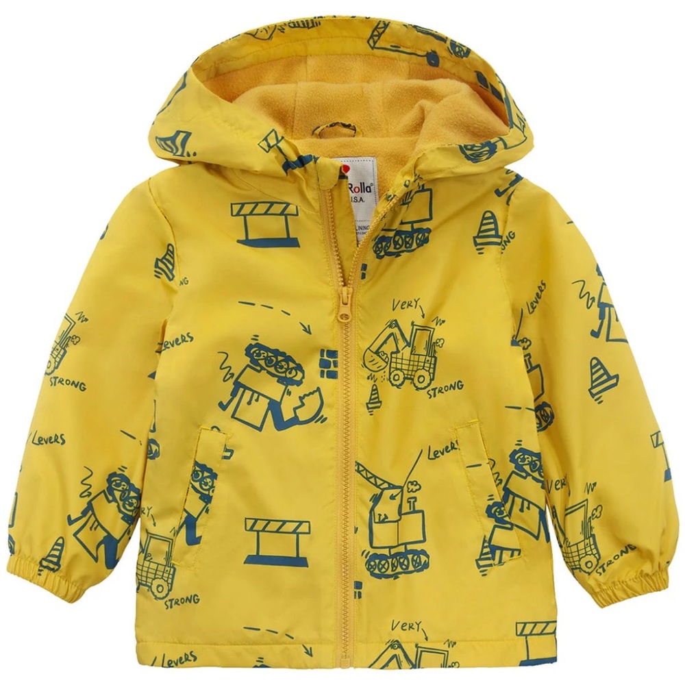 Rokka & Rolla Toddler Fleece Lined Windbreaker
